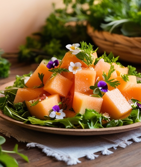 Cantaloupe Salad Recipe