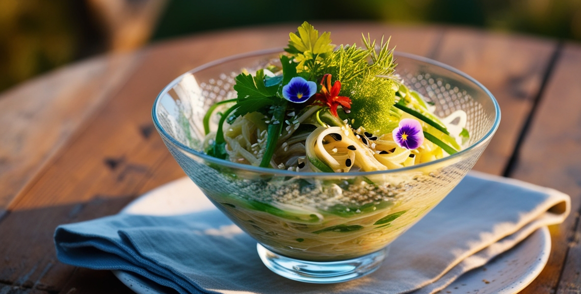 Vegetarian Glass Noodle Salad Recipe