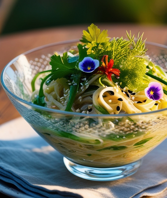 Vegetarian Glass Noodle Salad Recipe