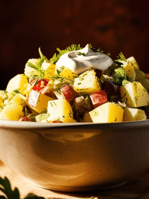 Salt Lick Potato Salad Recipe - Vegetarian Version