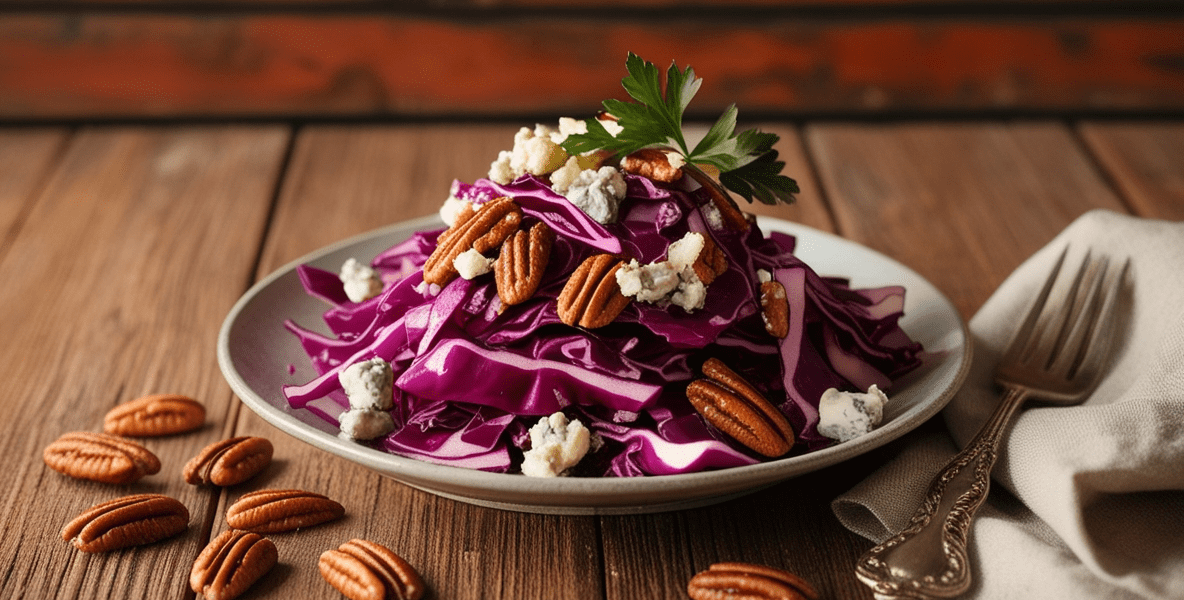 Northwoods Inn Red Cabbage Salad Recipe - Vegetarian Version