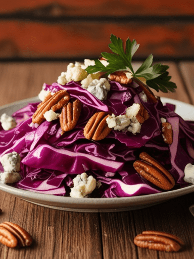 Northwoods Inn Red Cabbage Salad Recipe - Vegetarian Version