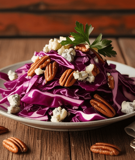 Northwoods Inn Red Cabbage Salad Recipe - Vegetarian Version