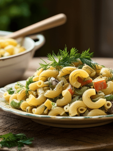 Vegetarian Macaroni Salad Recipe