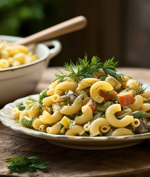 Vegetarian Macaroni Salad Recipe