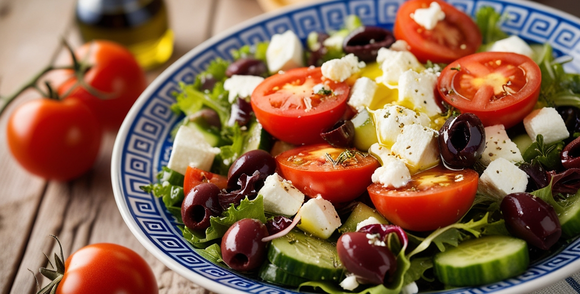 Vegetarian Greek Salad Recipe