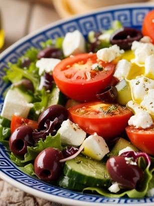 Vegetarian Greek Salad Recipe