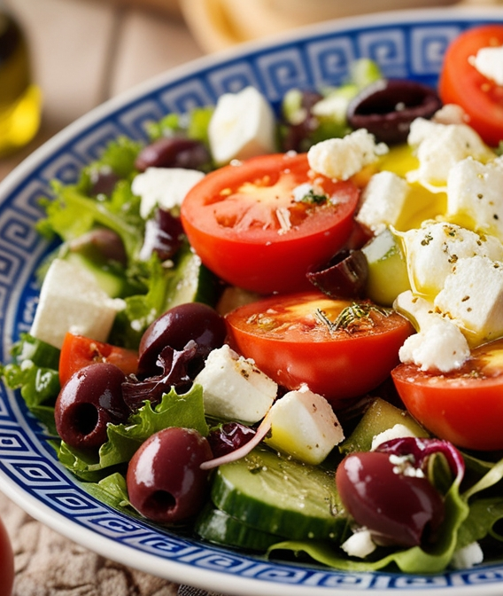 Vegetarian Greek Salad Recipe