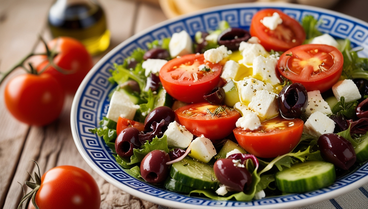 Vegetarian Greek Salad Recipe