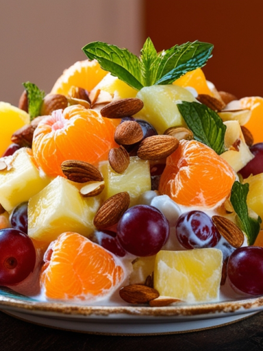 Vegetarian Ambrosia Salad Recipe