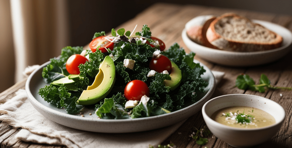 Vegetarian Kale Salad Recipe