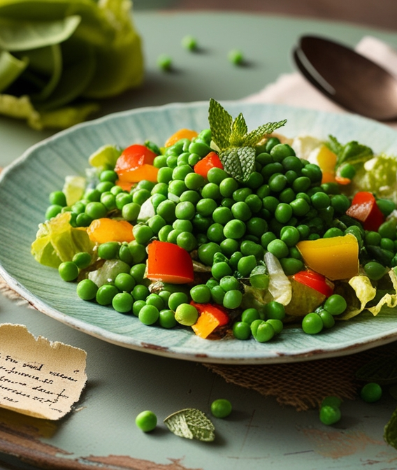 Vegetarian Pea Salad Recipe