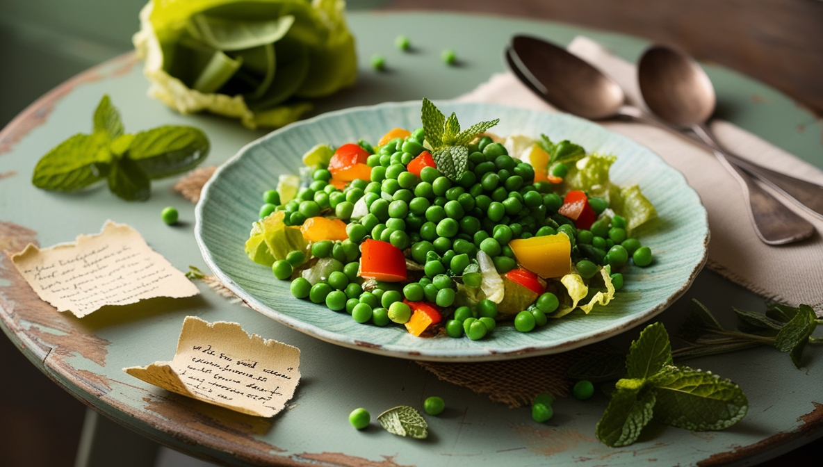 Vegetarian Pea Salad Recipe