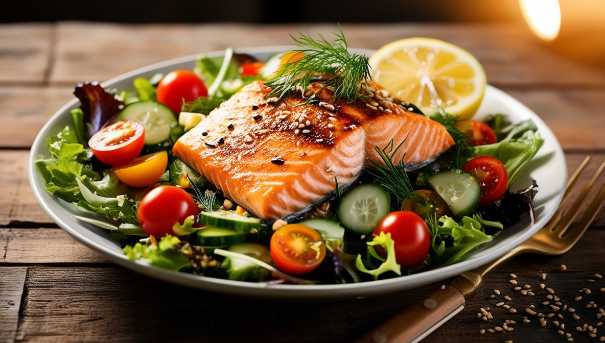 Vegetarian Salmon Salad Recipe