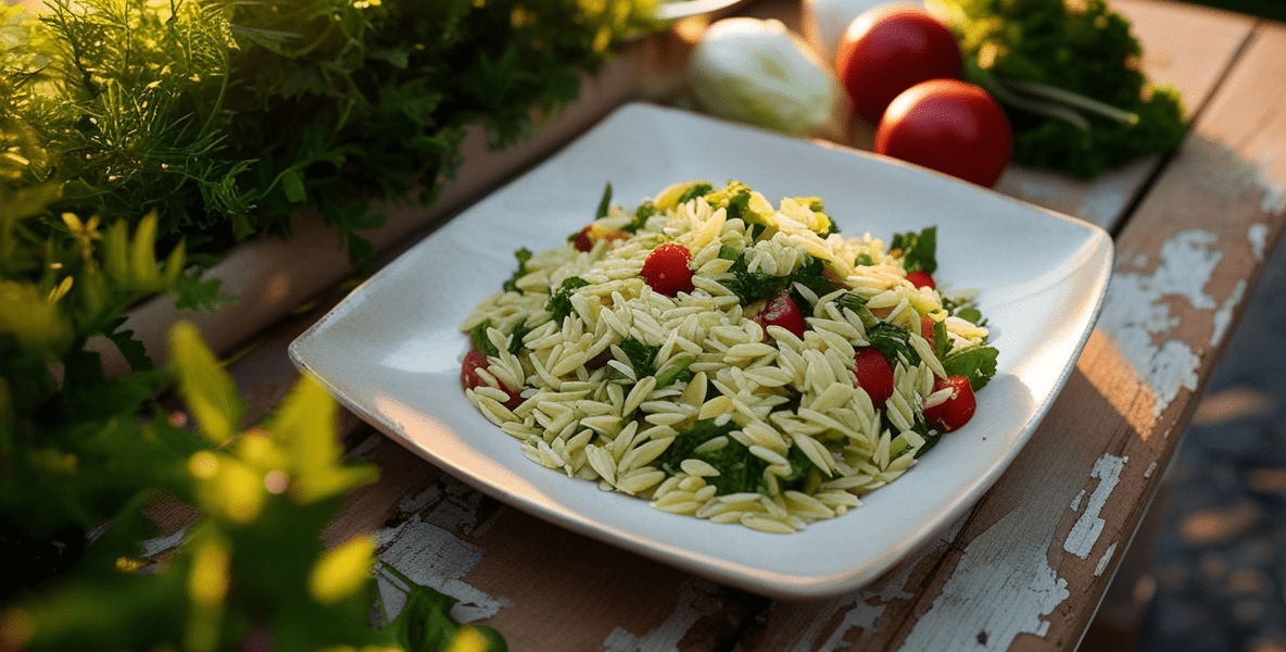 Cold Orzo Salad with Mayo Recips