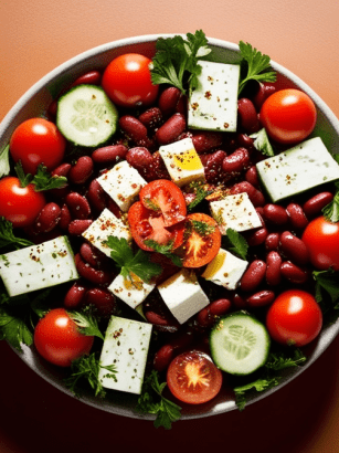 Vegetarian Turkish Salad Recipe (Shepherd Salad)