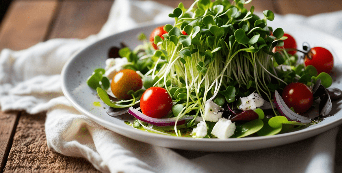 Microgreen Salad Recipe