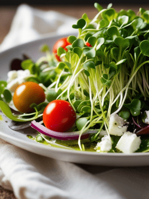 Microgreen Salad Recipe