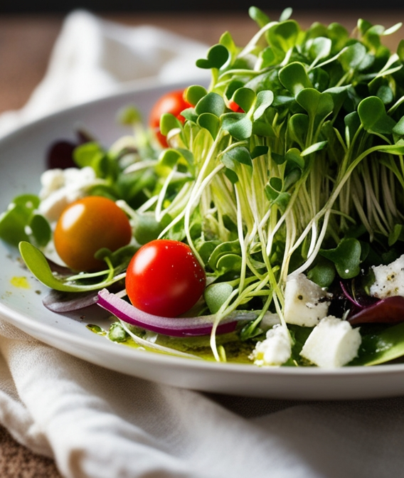 Microgreen Salad Recipe