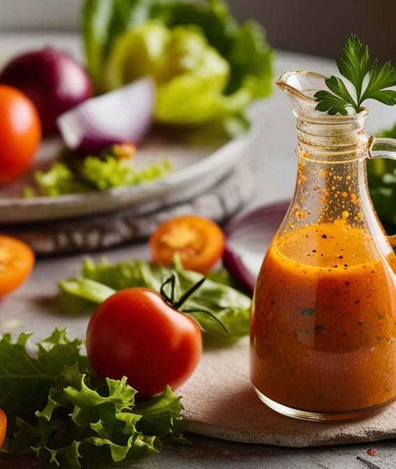 Sweet and Sour Salad Dressing Recipe (Vegetarian)