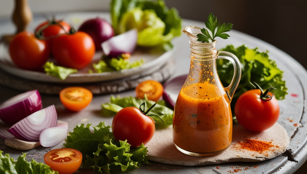 Sweet and Sour Salad Dressing Recipe (Vegetarian)