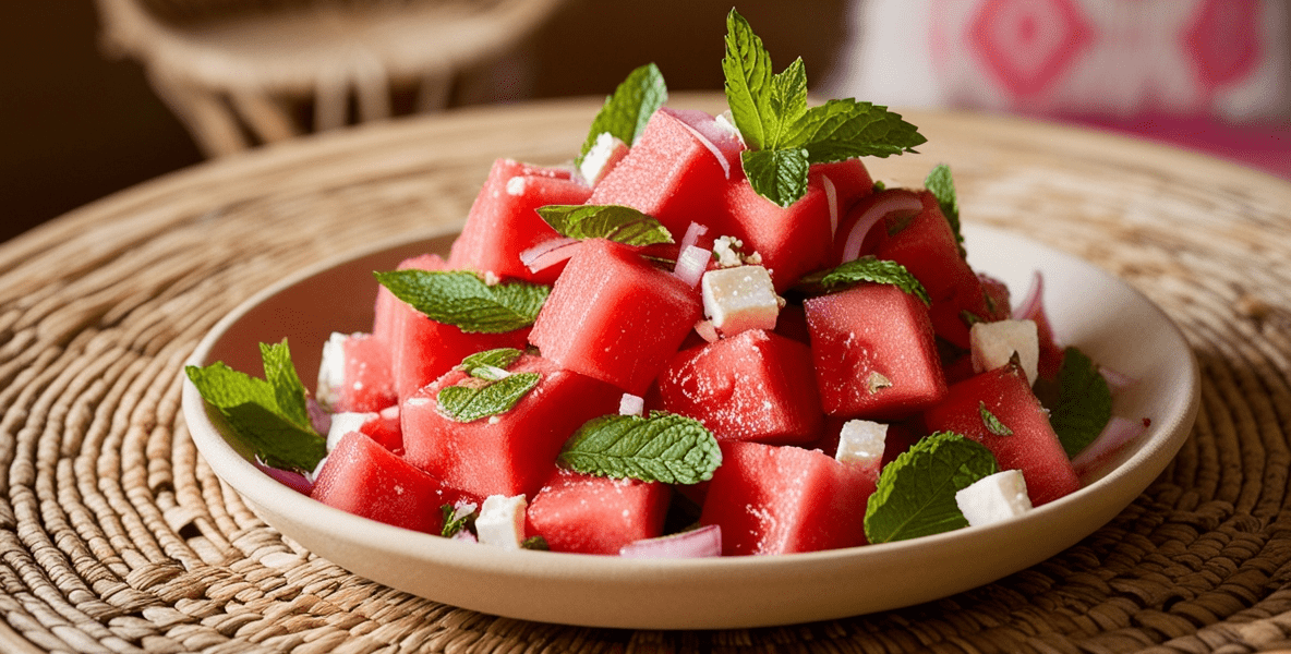 Watermelon Salad Recipe Without Feta