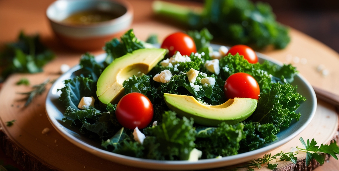 Vegetarian Kale Salad Recipes